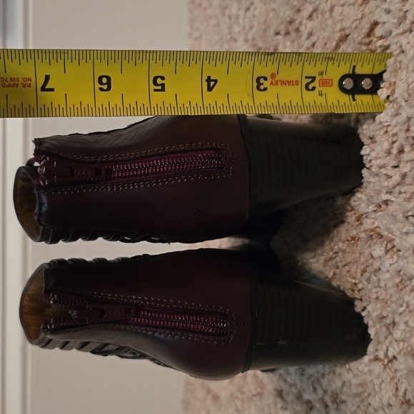 Women's Avenue Burgundy Cloudwalkers Ankle Boots Size 8.5W (0718) - Picture 11 of 11